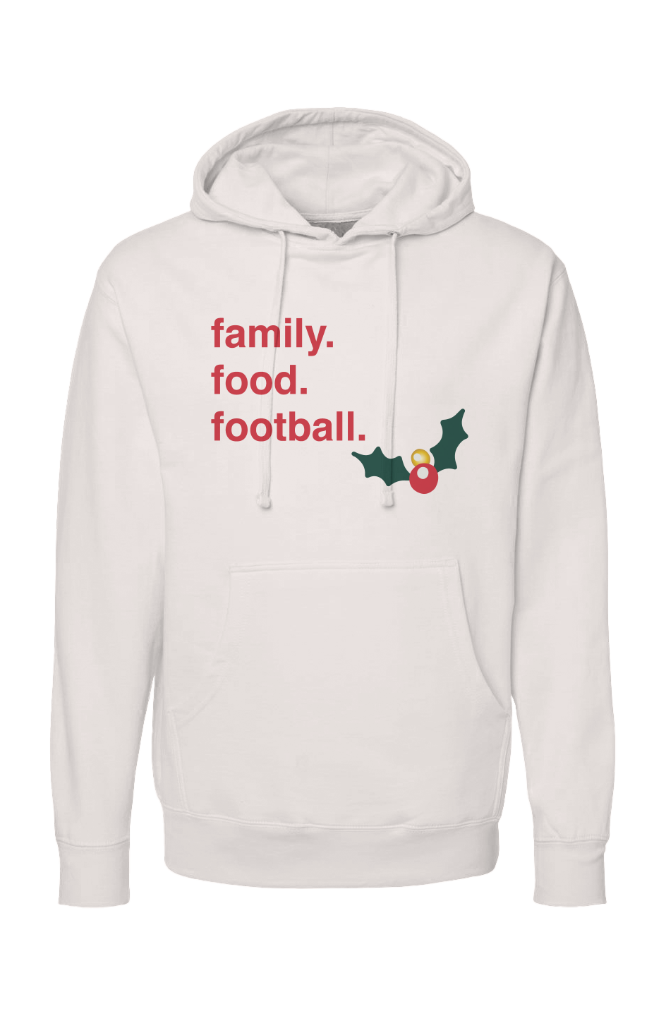 family. food. football x Mistletoe 
