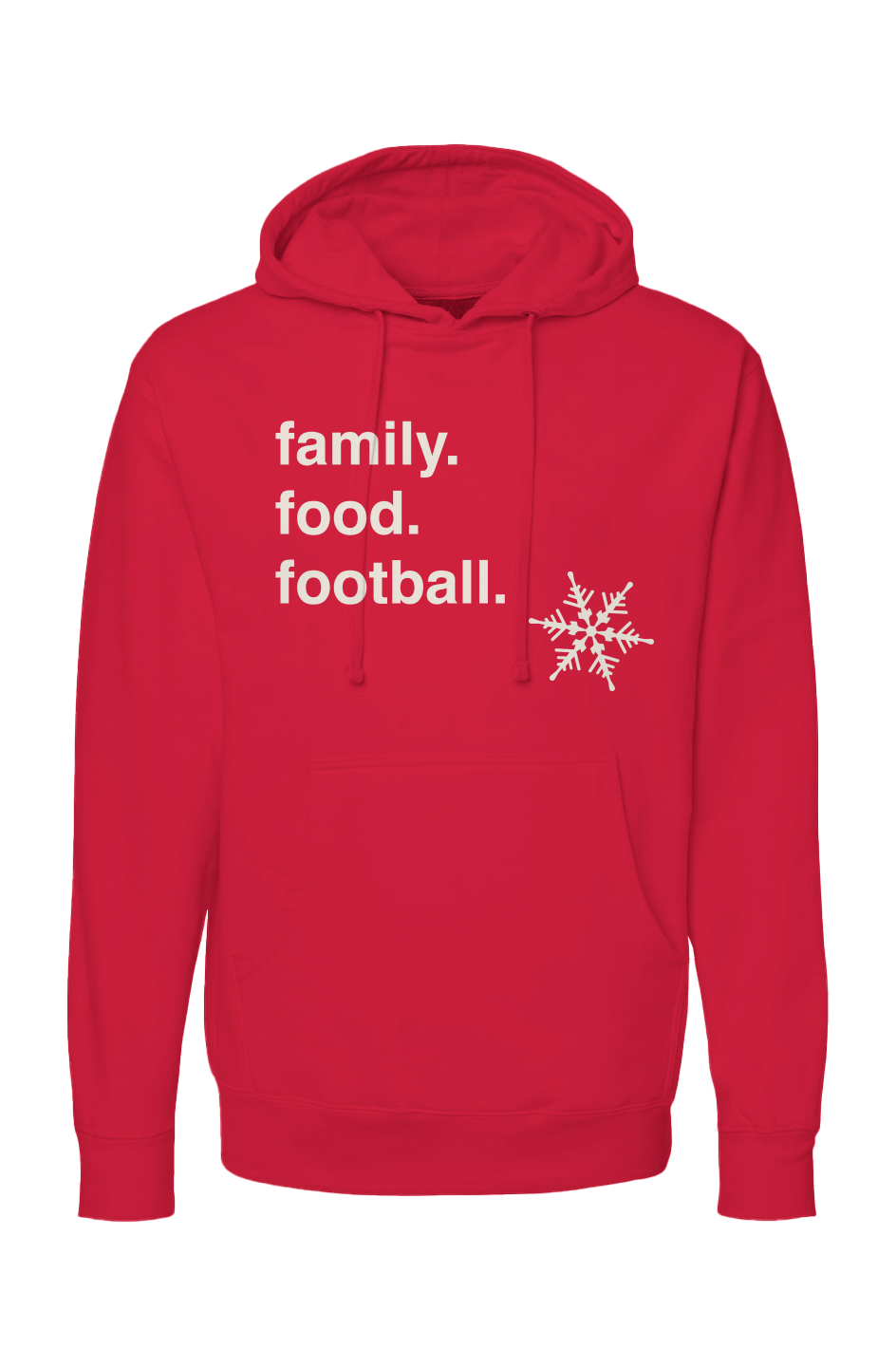 family food football x snowflake